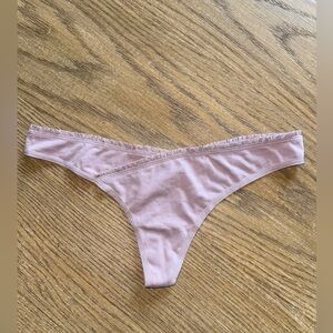 Victorias Secret PINK Ruffle Trim Thong